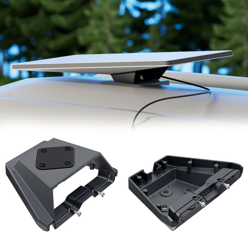 STARGEAR Starlink Gen 3 Mount, Starlink Standard Mounts Mobility Heavy Duty, Anti Theft Flat Mount for Gen 3/V3/REV.4 Satellite Dish, Starlink Kit Accessories for Roof, Car, RV, Boat, Aluminum Alloy - Image 1